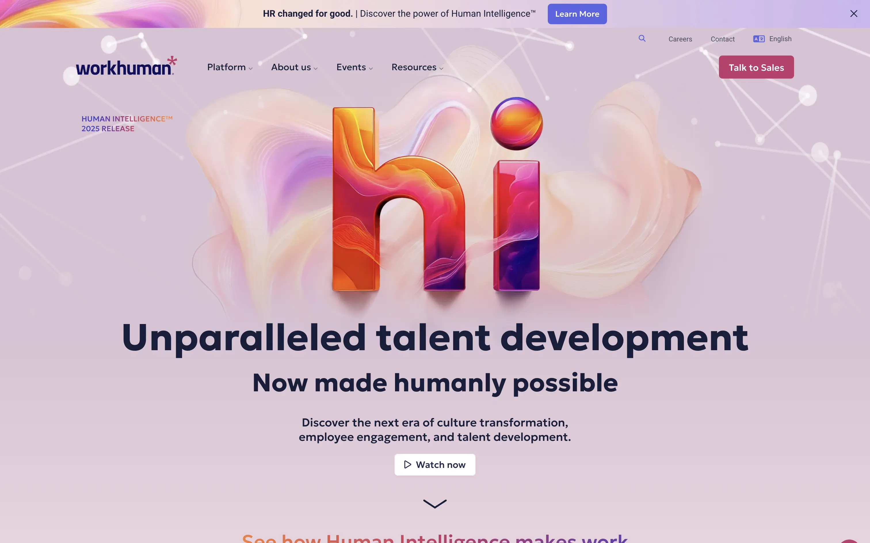 Workhuman homepage
